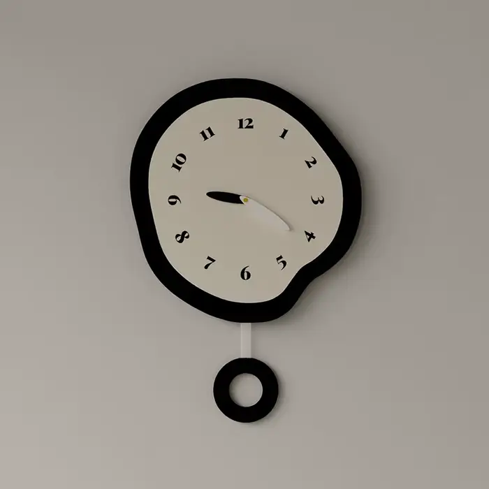 MOMO horloge murale scandinave Restaurant Ins