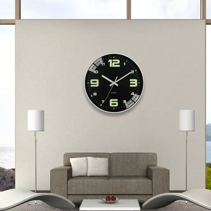 Horloge murale silencieuse à quartz pour la décoration du salon