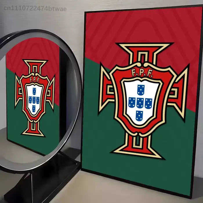 Affiche murale classique du Portugal POR 2026 WC, impression artistique adaptée au salon, chambre à 