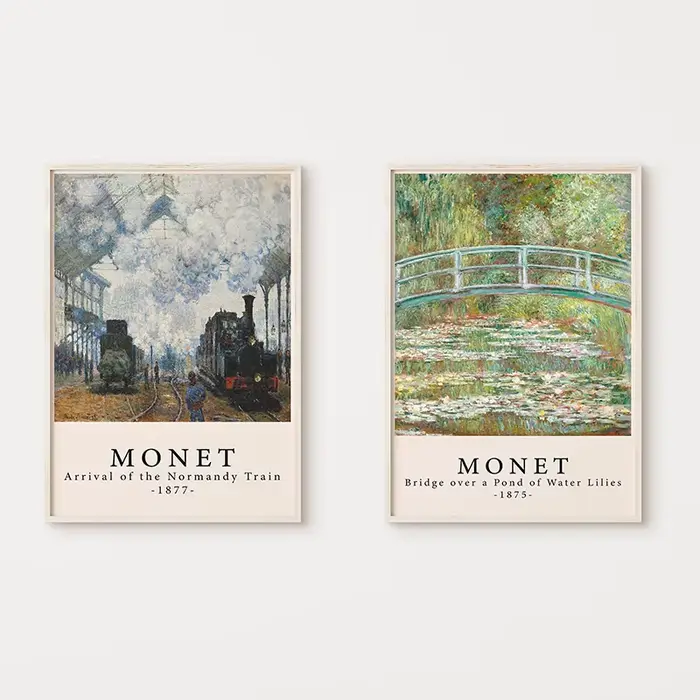 Affiche de l'artiste impressionniste Claude Monet