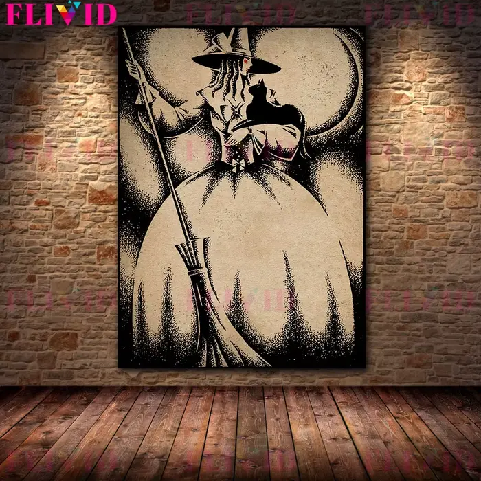 Peinture sur toile d'art mural vintage