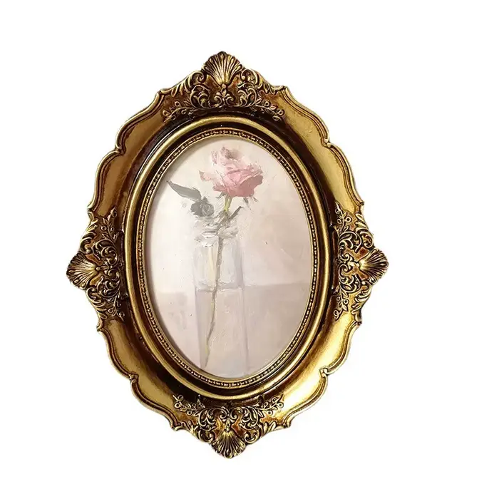 Cadre ovale d'inspiration Vintage de Six pouces