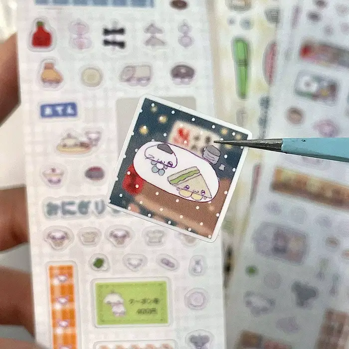 Bandes autocollantes Doodle mignonnes