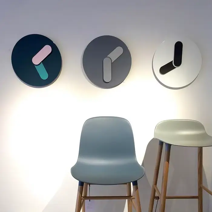 Horloge murale moderne de 12 pouces, pour la maison, dans le salon, fraîche, créative, Unique, Simple, mode, exquise, ronde et muette