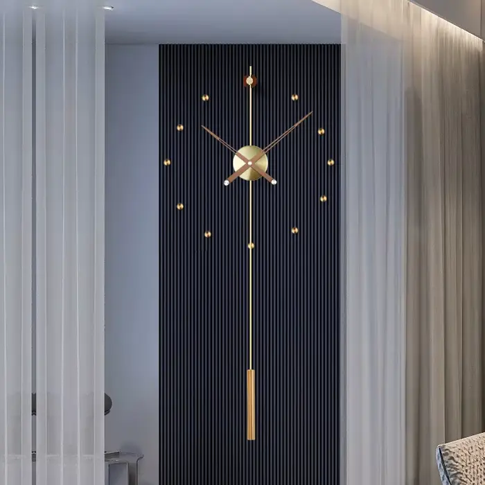 Espagne grande horloge murale Design moderne métal luxe montres murales horloges bricolage décor à la maison silencieux salon Orologi Da Parete cadeau