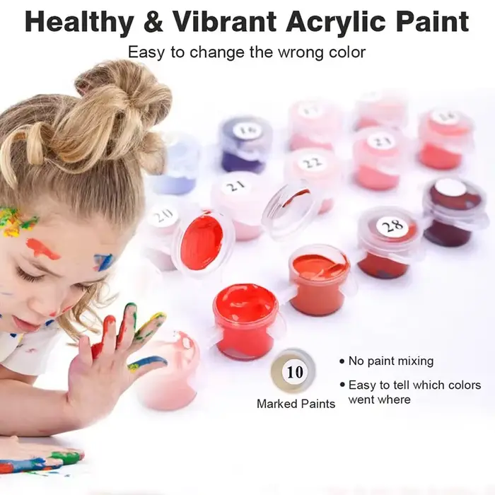 Cadre de Peinture par Numéros pour Adulte