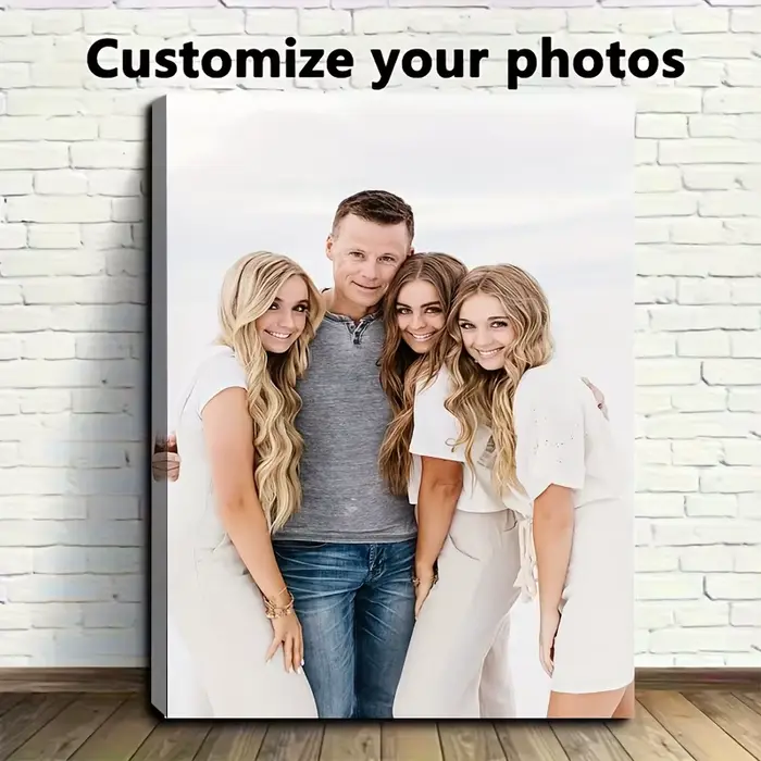 Impression de photos personnalisées sur toile encadrée