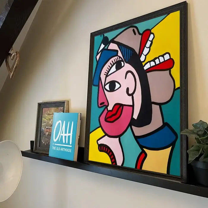Dessin animé classique Picasso Vintage abstrait
