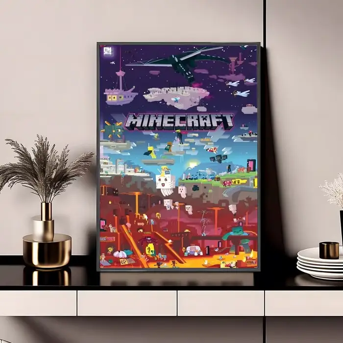 Tableaux décoratifs Mine-c-crafts sur papier imprimé pour la maison