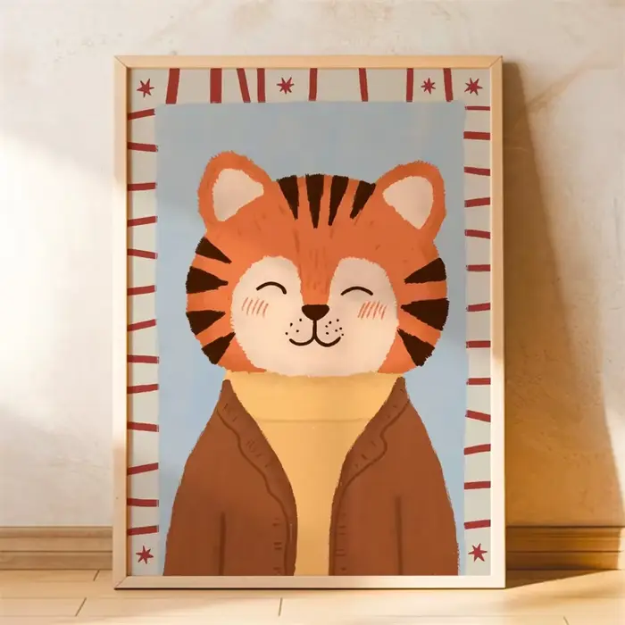 Affiches sur le thème des animaux pour chambre de bébé : impressions d'animaux élégantes et ludiques