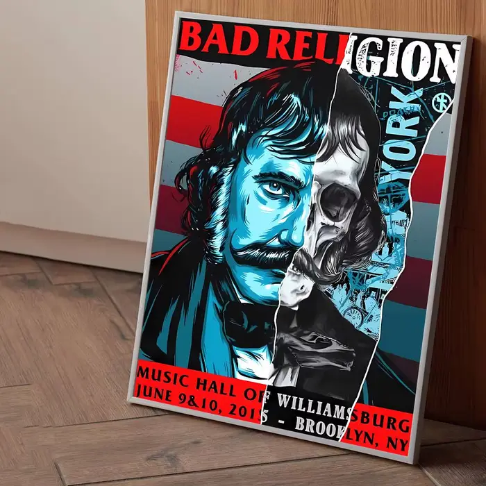 B-bad r-religion affiche haute qualité impression étanche mur Art autocollant pour Bar salon décor cadeau