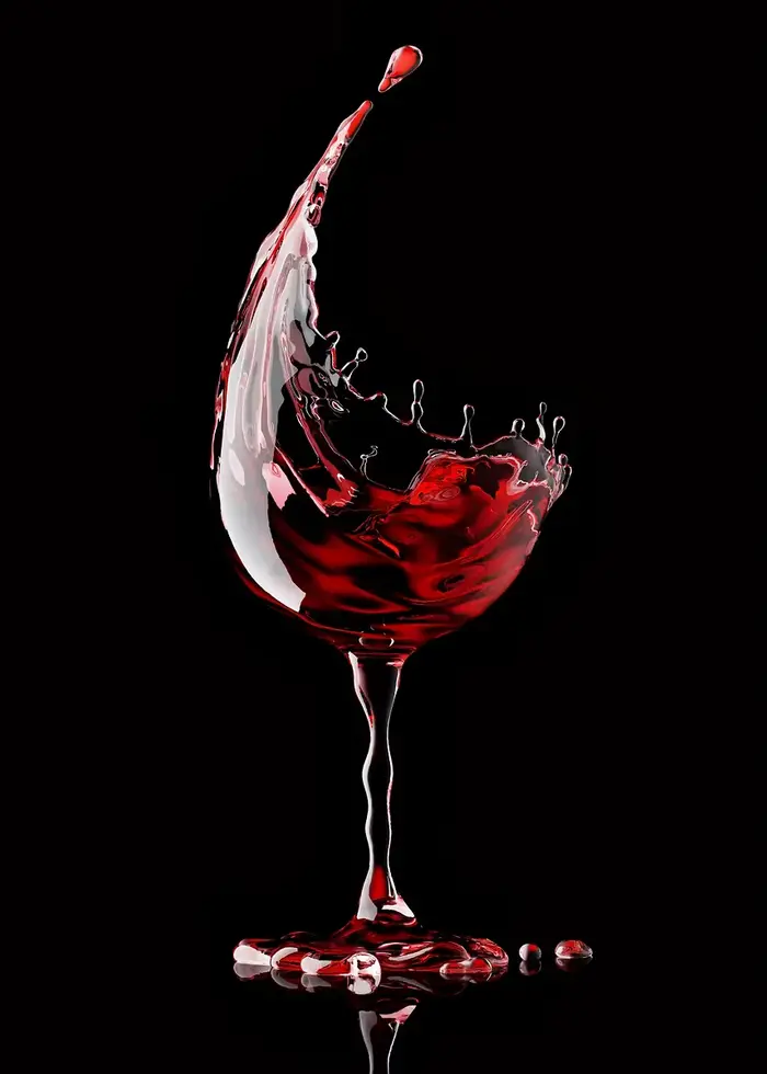 Affiche de verre à vin rouge, peinture sur toile imprimée, tableau d'art mural de cuisine moderne po