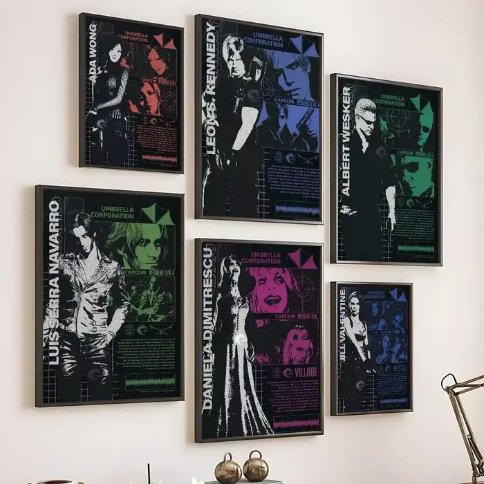 Affiche de jeu r-resident maléfique