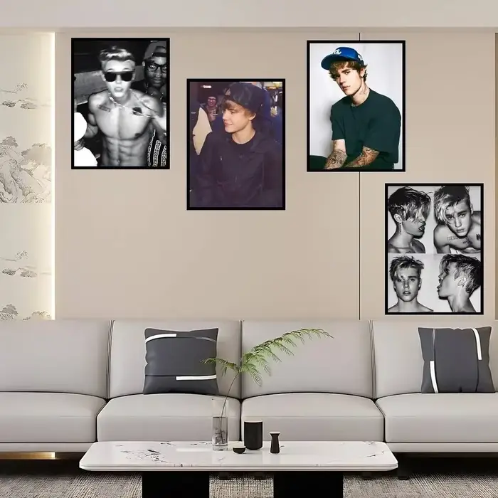 Affiche de chanteur J-Justin Biebers