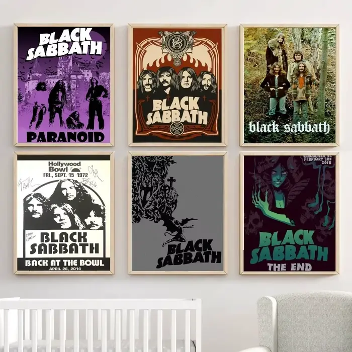 Black Sabbath Rock Band Album Poster