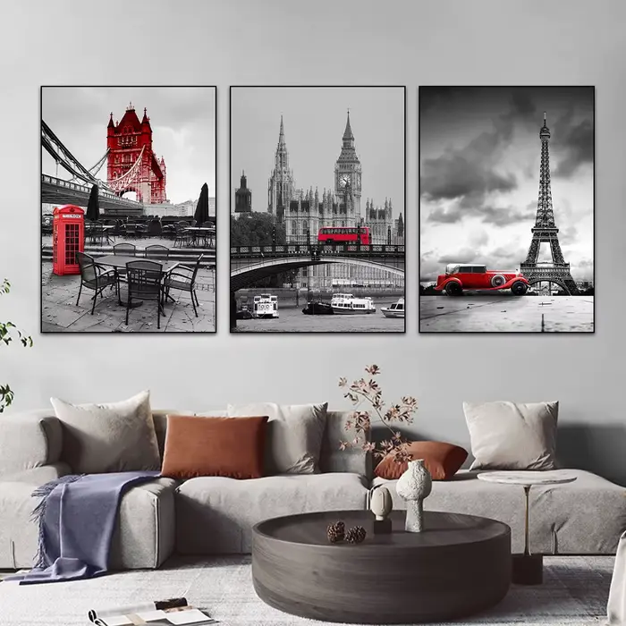 Affiche sans cadre tour Eiffel
