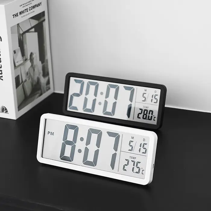 Horloge murale numérique électronique murale LCD