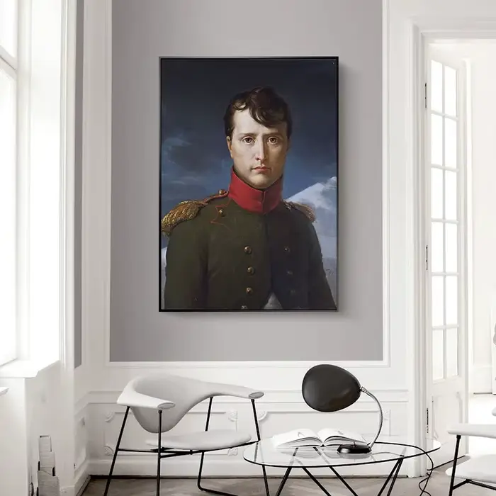 Portrait de Napoléon Bonaparte Traversant les Alpes