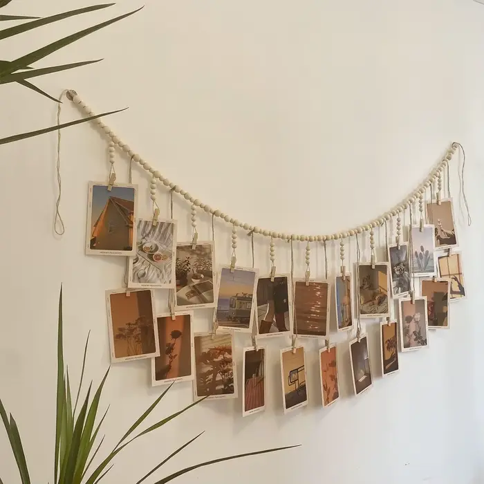 Présentoir de photos suspendu