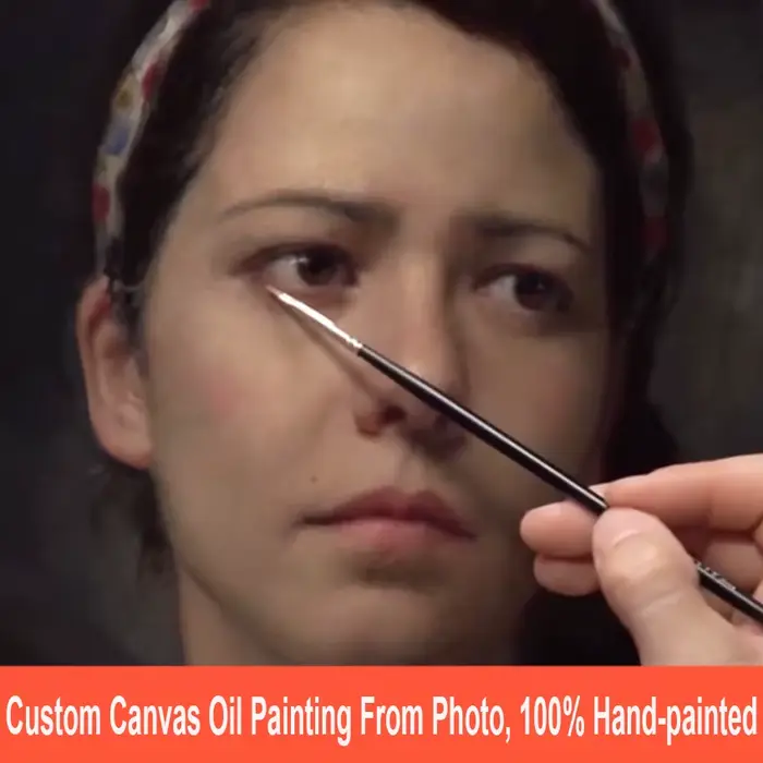 Personnalisez les images sur les peintures murales, peinture à l'huile sur toile faite à la main Pur