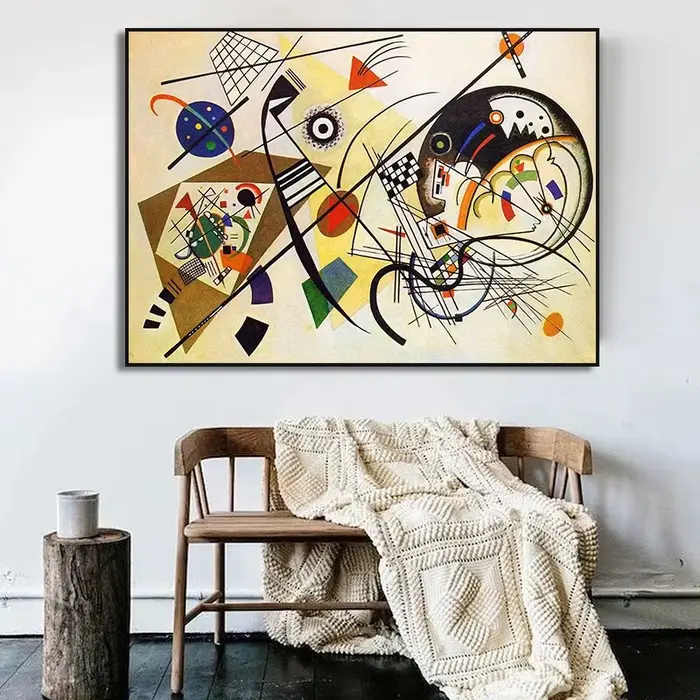 Wassily Kandinsky – peinture sur toile d'art abstrait