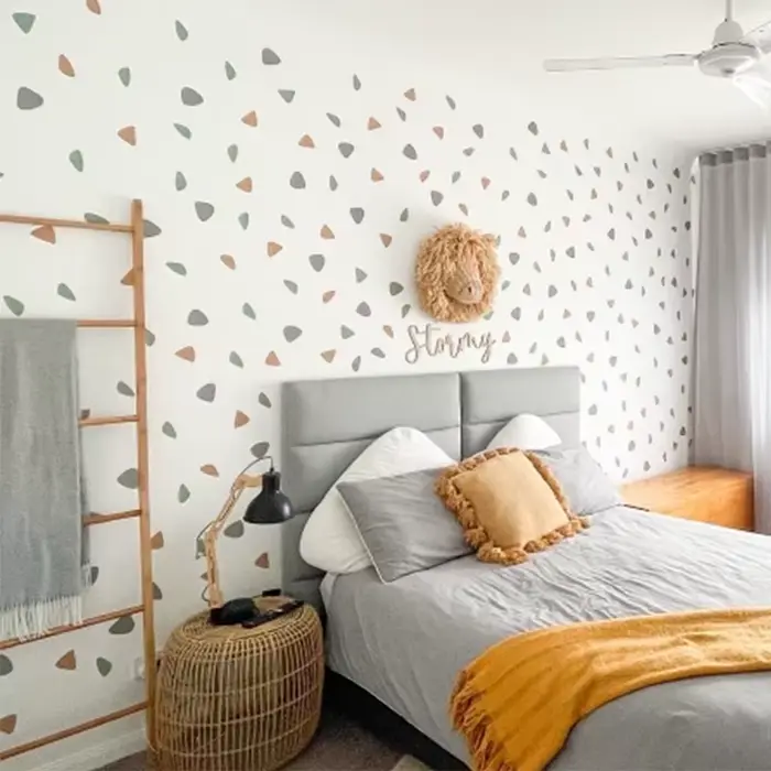 Autocollant mural triangles pour chambre de bébé fille et garçon
