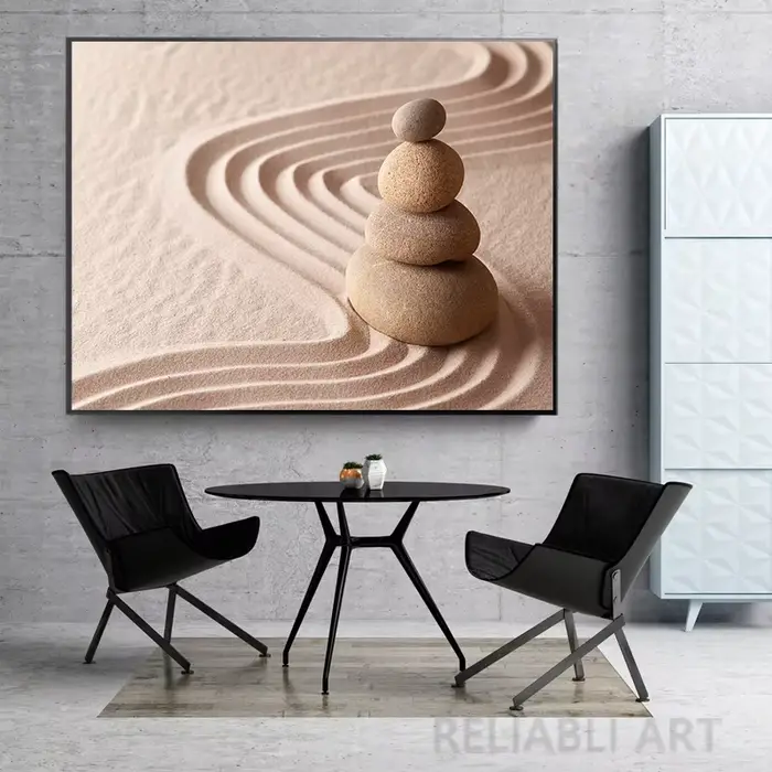 Peinture sur toile de jardin du Vermont traditionnel