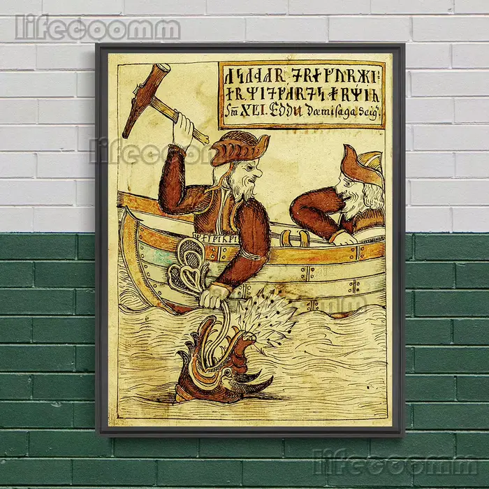 Toile d'Art Mural Scandinave Myenson