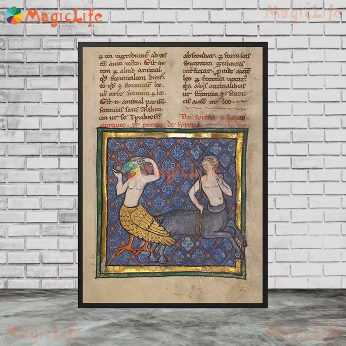 Affiches de Religion des écritures de la mythologie médiévale