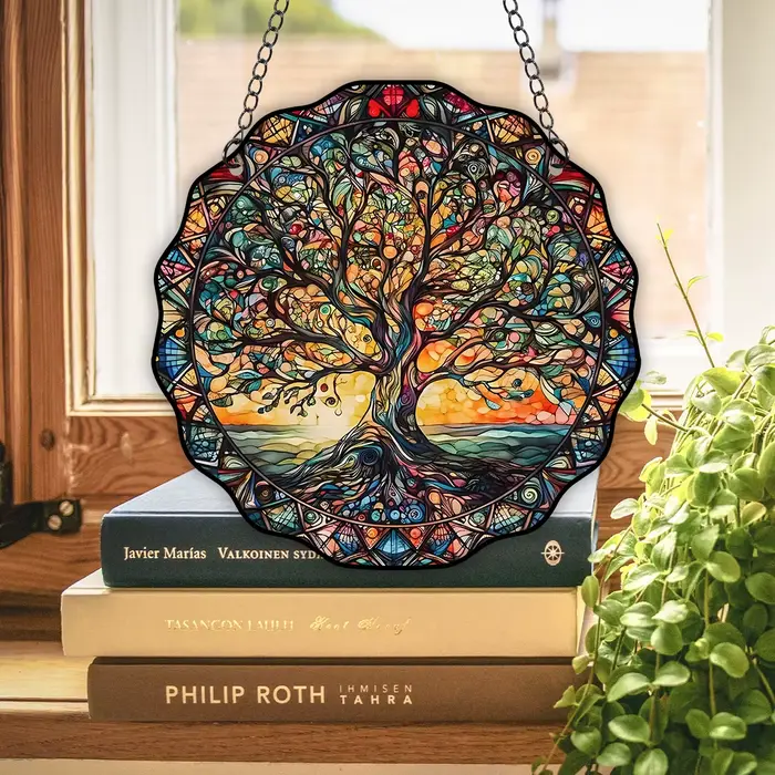 Décor artistique mural arbre de vie 5.9 pouces