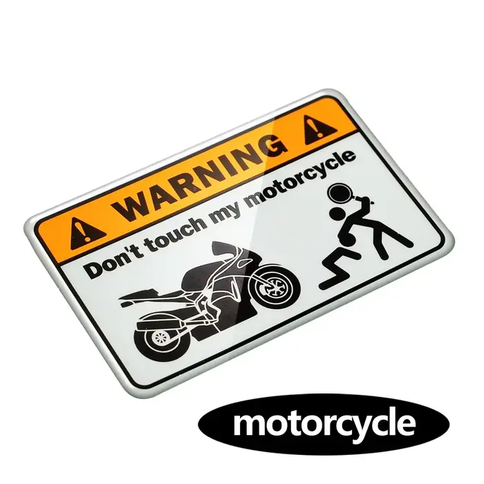 Ne touchez pas ma Moto autocollants Moto décalcomanies réservoir autocollants étui pour Kawasaki Suz