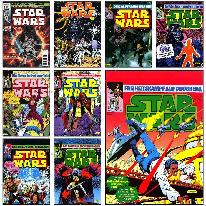 Affiche populaire d'anime S-Star Manga W-Wars