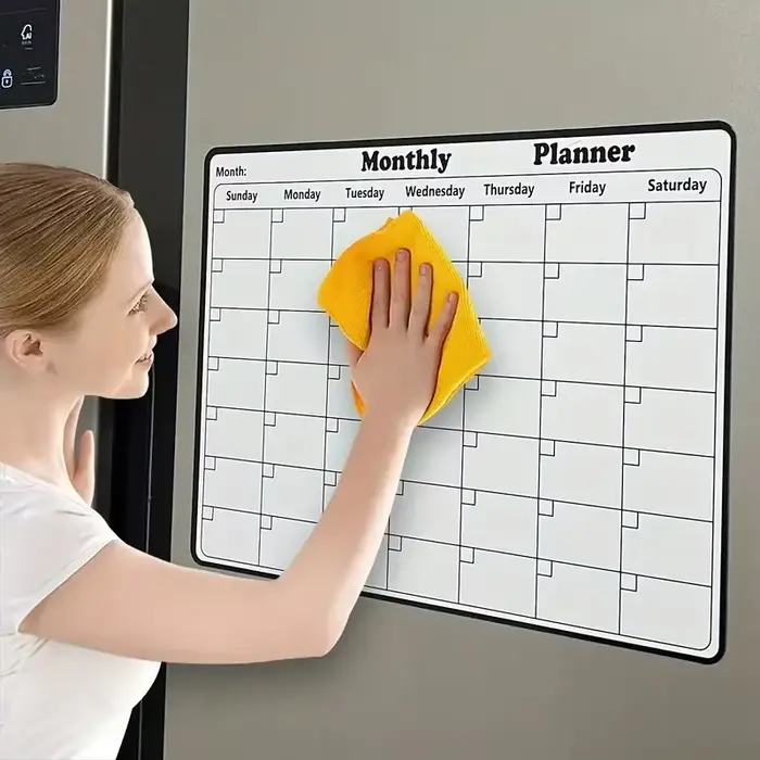  Grand tableau blanc calendrier planificateur réutilisable