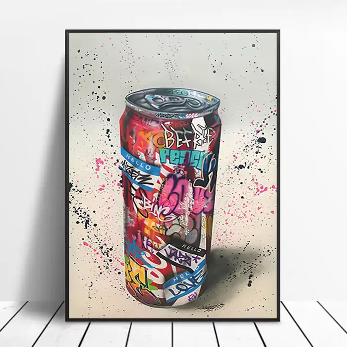 Affiche d'art Mural avec gestes de Graffiti de rue, décoration murale Pop abstraite, peintures sur t