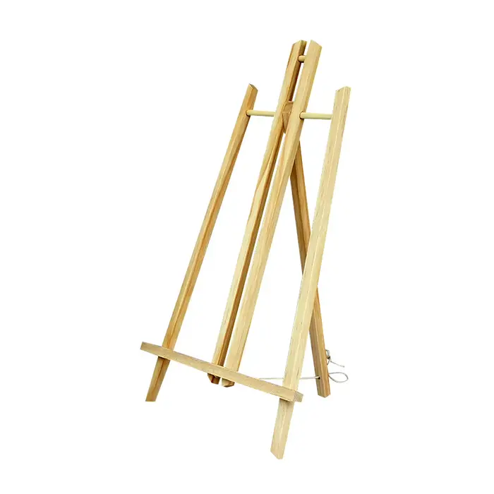 Chevalet de peinture pratique en bois naturel, Stable, pour fête artistique, fournitures de décorati