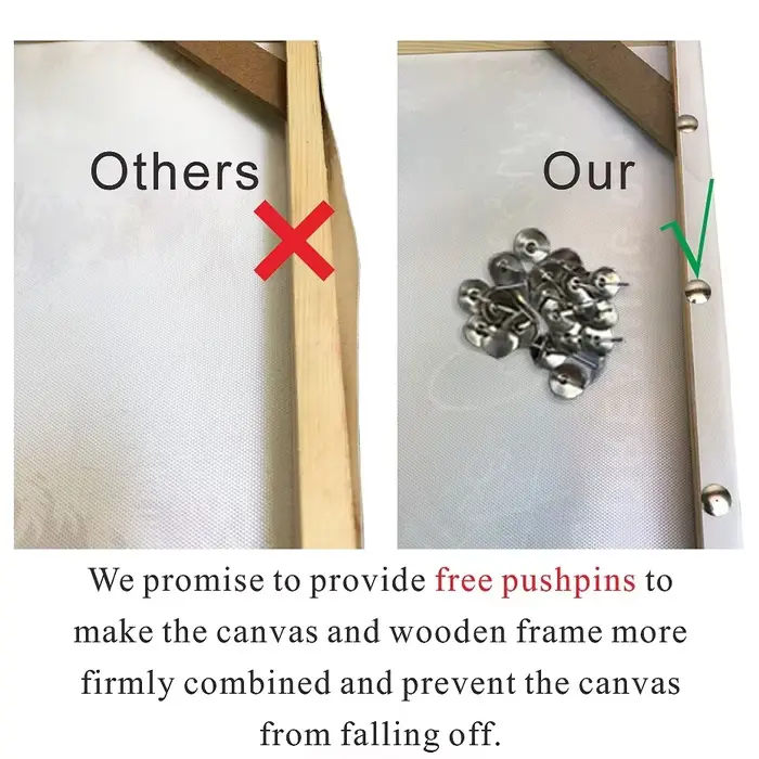 30x40 60x90 70x140 cadre de toile cadres en bois Photo