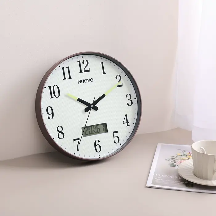 Horloge murale Simple de 12 pouces