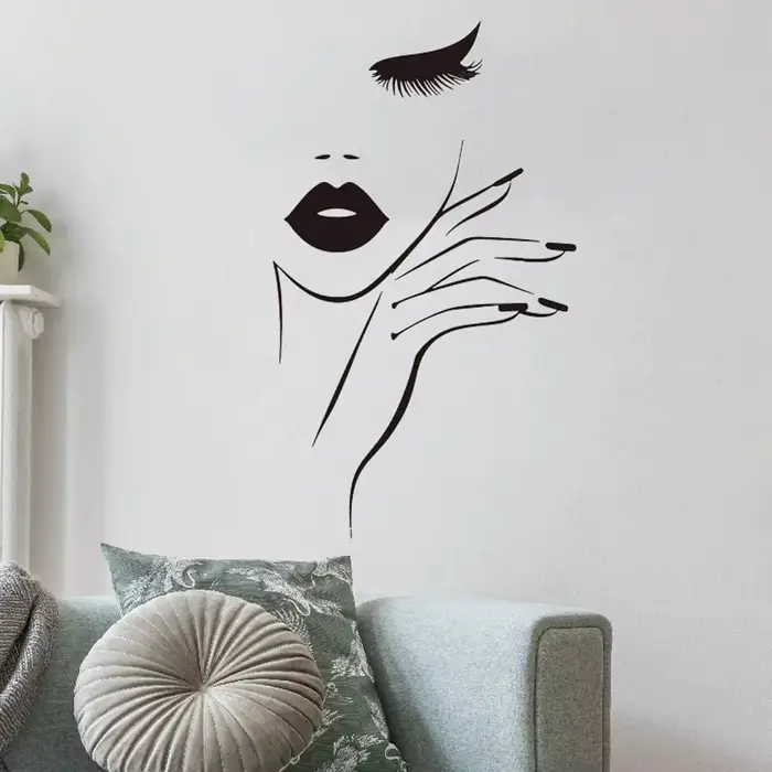 Autocollant mural pour Salon de manucure