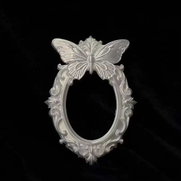 Cadre photo gothique papillon noir