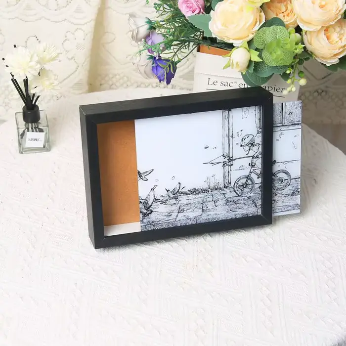 Ensemble de boîte à lumière de cadre Photo LED en acrylique moderne avec magie de Transformation de croquis pour la décoration de la maison.