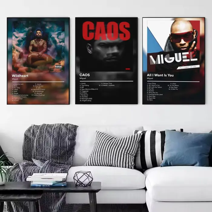 Affiche du célèbre rappeur M-Miguel