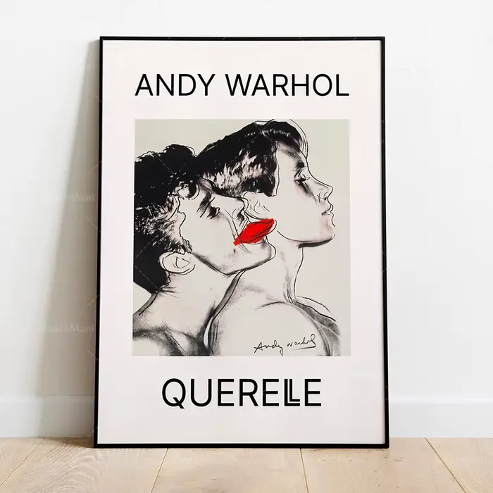 Affiche Imprimable du Film Andy Warhol, de Haute Qualité