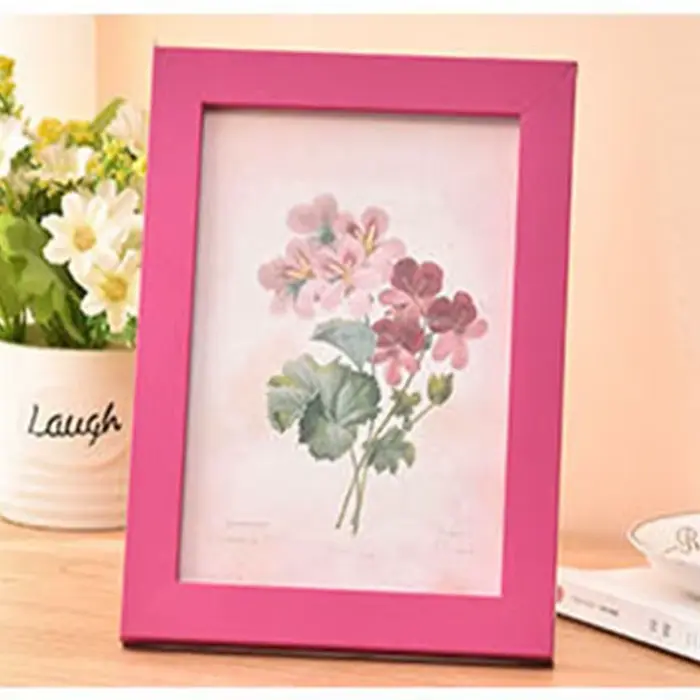 Cadre photo simple et coloré multi-tailles pour dessins, support de présentation artisanal DIY pour