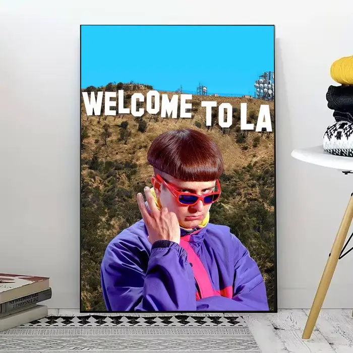Affiche O-Oliver Tree Singer pour une décoration moderne dans les bureaux à domicile