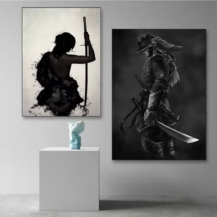 Peinture murale esthétique d'anime japonais