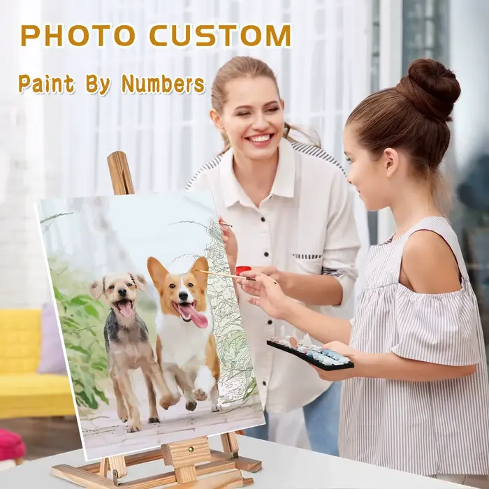 Peinture personnalisée par numéros, livraison directe, bricolage, peinture acrylique par numéros, Ph
