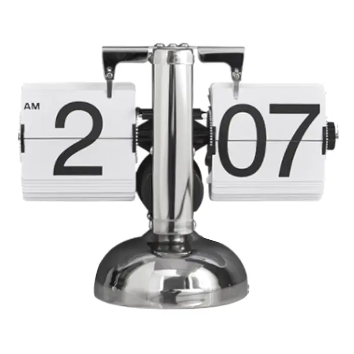 Horloge Numérique Rétro Minimaliste à Pied Unique, Mécanique, existent, de Bureau, pour la Maison, l