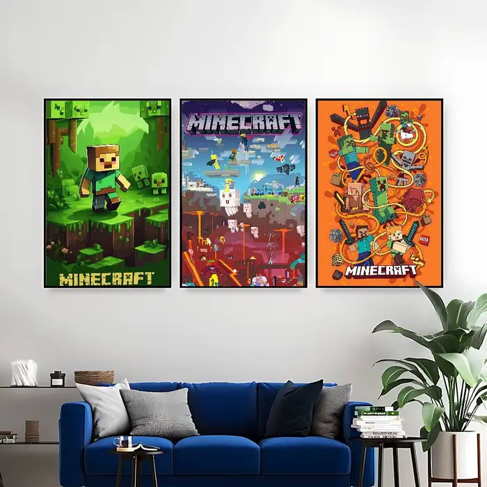 Affiche vintage hippie Game Mine-CraftS C-Classic