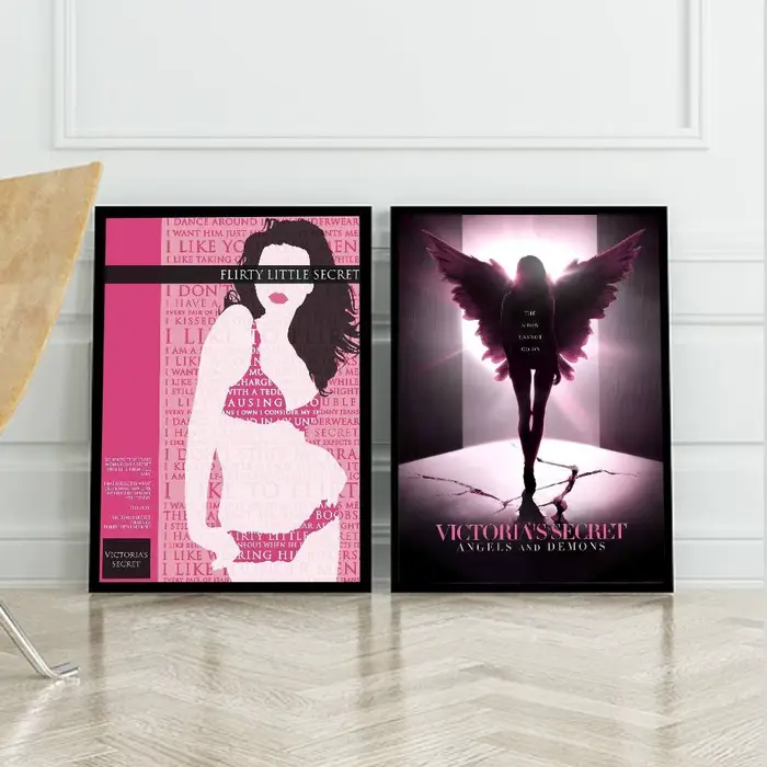 V-VictoriaS Fashion S-Secret Poster – autocollant mural imperméable de haute qualité