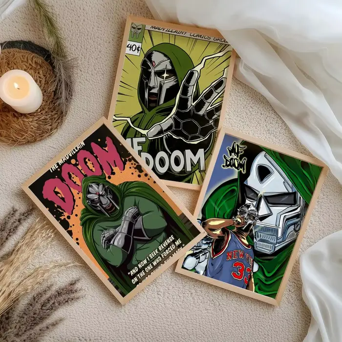 Affiche décorative du chanteur rappeur M-MF Doom